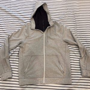 Lululemon City Sweat Zip Hoodie Gray Large